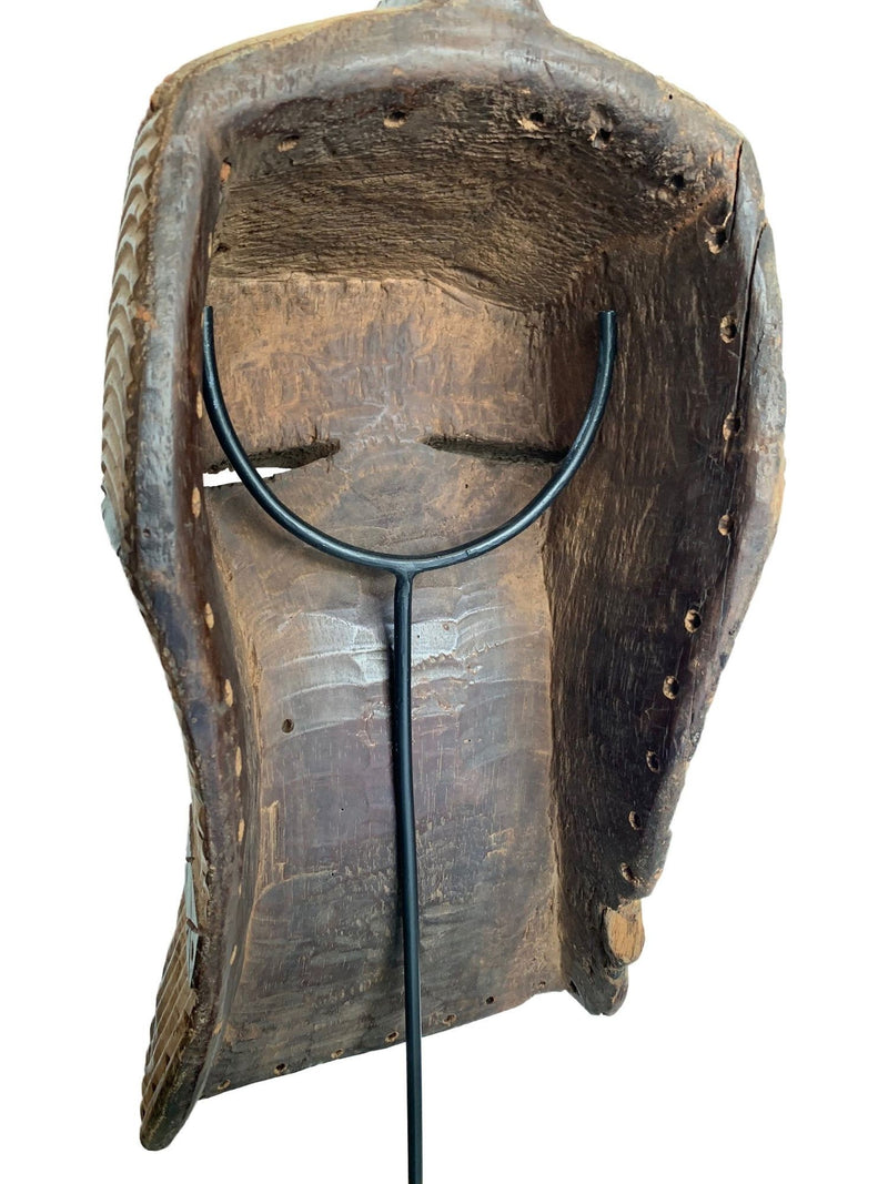 Female Songye Kifwebe Hand Carved Ceremonial Mask