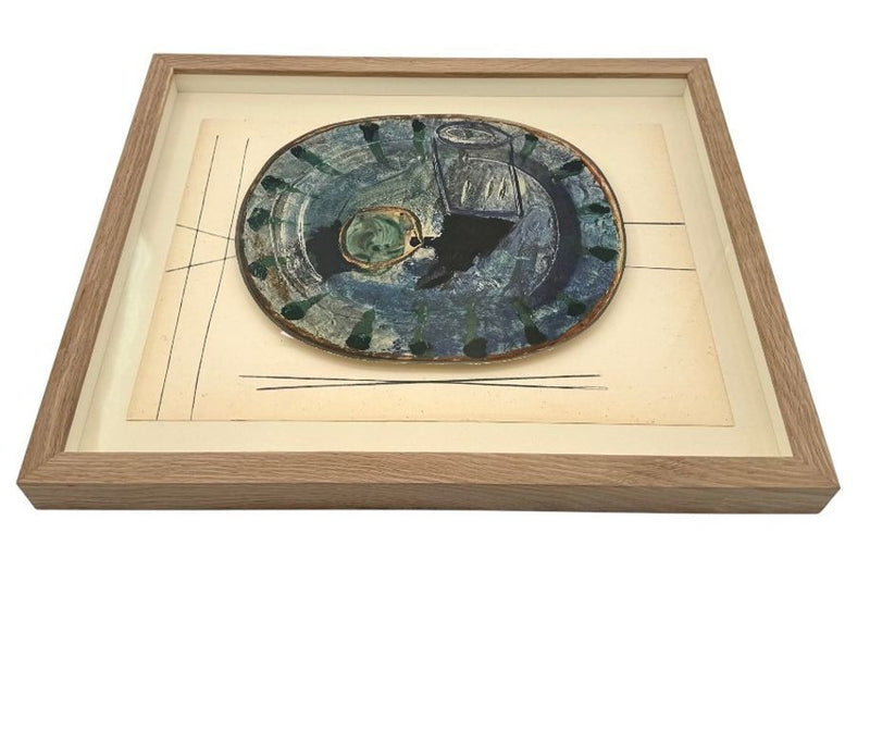 A framed lithographic plate from the 1948 Swedish, limited edition