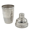 A French Art Deco 1930s Silver plated cocktail shaker