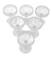 A set of six 1940s Val Saint Lambert "Cordoba" crystal cocktail / champagne coupes