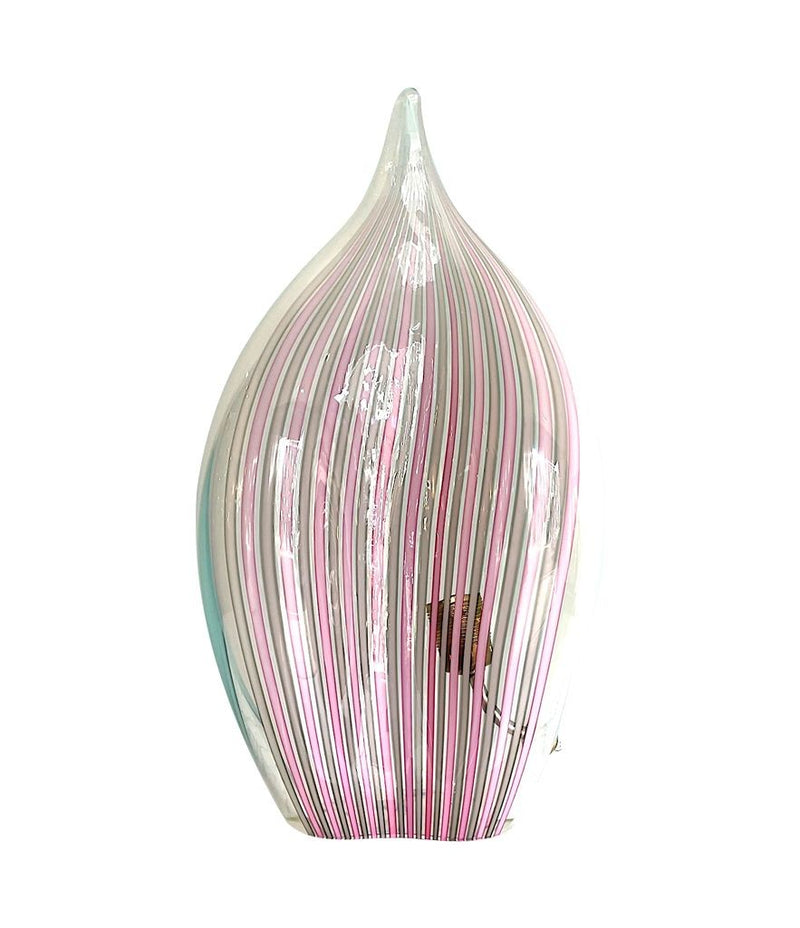 A rare Murano glass tear drop shaped, sculptural lamp by glass "Maestro" Lino Tagliapietra for La Murrina