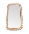 Mid century mirror bamboo by Franco Albini for Bonacina - Italian 1970s Vintage Mirror