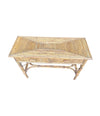 An Italian 1970s Bamboo console dressing table by Vivai Del Sud