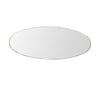 Mid Century Mirror full length Oval Mirror 1950s Italian with brass frame