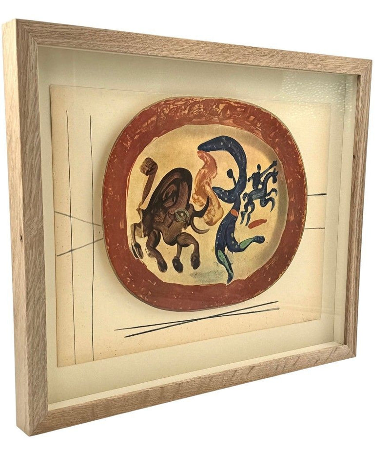A framed lithographic plate from the 1948 Swedish, limited edition