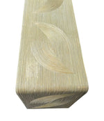 An Italian 1970s pencil reed bamboo, two doors, cabinet by Vivai Del Sud