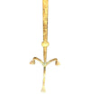 A Spanish 1950s wrought iron gilt martini table