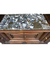 Art Deco Sideboard Oak by Gaston Poisson with marble top