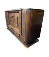 Art Deco Sideboard Oak by Gaston Poisson with marble top