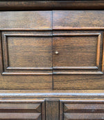 Art Deco Sideboard Oak by Gaston Poisson with marble top