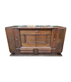 Art Deco Sideboard Oak by Gaston Poisson with marble top
