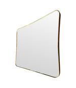 Mid century mirror brass framed Italian 1950s