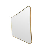 Mid century mirror brass framed Italian 1950s