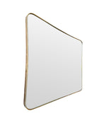 Mid century mirror brass framed Italian 1950s
