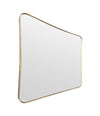 Mid century mirror brass framed Italian 1950s