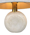 Mid Century table lamps travertine and brass by Fattelli Manelli Italian 1970s