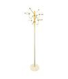 Mid century coat stand - 1950s gilt metal and marble hat and coat stand - Italian