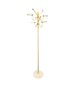 Mid century coat stand - 1950s gilt metal and marble hat and coat stand - Italian