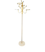 Mid century coat stand - 1950s gilt metal and marble hat and coat stand - Italian