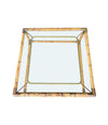 Mid century Italian bamboo and brass coffee table by Giovanni Banci for Banci Firenze - 1970s
