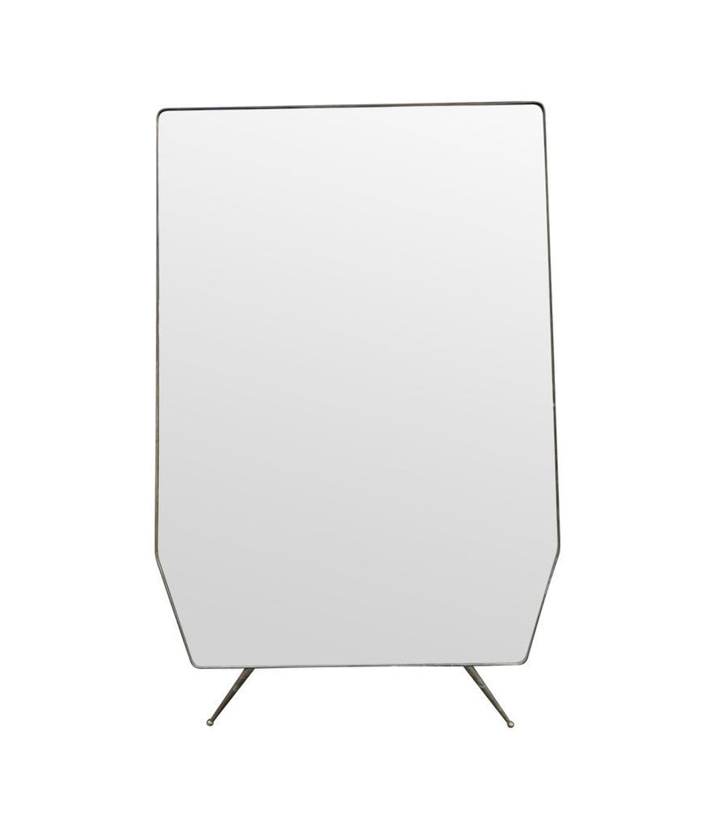 Mid Century Mirror Italian 1950s full length brass framed