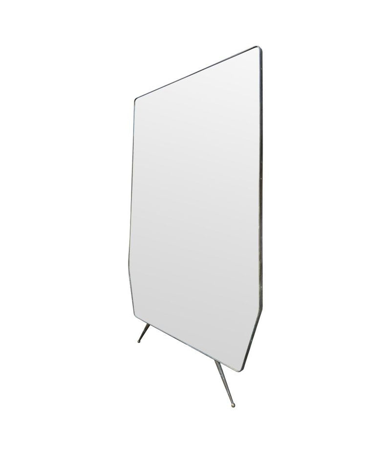 Mid Century Mirror Italian 1950s full length brass framed