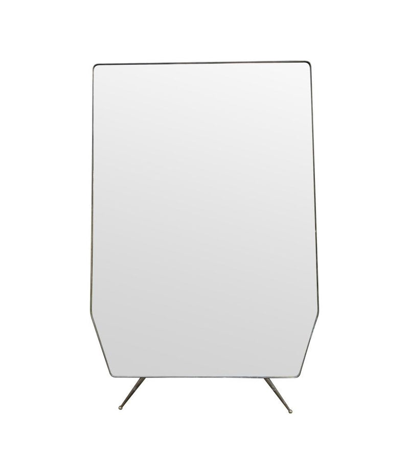 Mid Century Mirror Italian 1950s full length brass framed