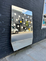 Mid Century Mirror Italian 1950s full length brass framed
