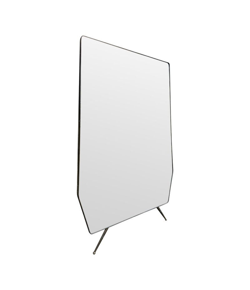 Mid Century Mirror Italian 1950s full length brass framed
