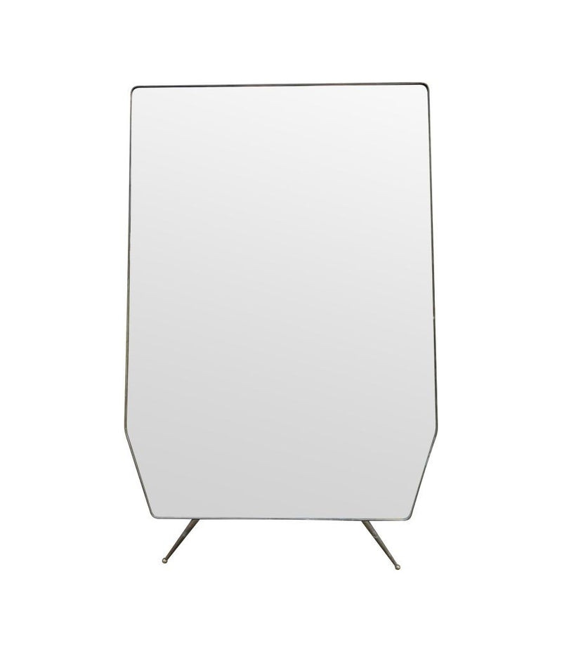 Mid Century Mirror Italian 1950s full length brass framed