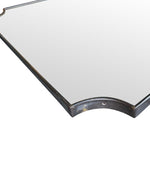 1950s Italian brass framed mirror landscape or portrait