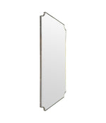 1950s Italian brass framed mirror landscape or portrait