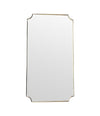 1950s Italian brass framed mirror landscape or portrait