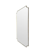1950s Italian brass framed mirror landscape or portrait
