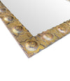 Mid Century mirror wrought iron with decorative floral design - Spanish - 1950s
