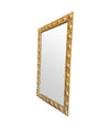 Mid Century mirror wrought iron with decorative floral design - Spanish - 1950s