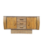 1920s Oak & Bamboo Sideboard - Angaves of Leicestershire - Art Deco Furniture - Ed Butcher Antiques