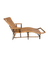 1920s French Riviera Rattan Bamboo Sun Lounger - Art Deco Furniture - Ed Butcher Antiques