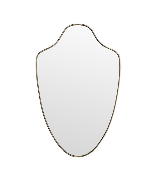Mid Century Mirror - Italian Shield Mirror - 1950s -  Ed Butcher Antique Shop London
