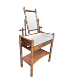 Art Deco Furniture - Bamboo Dressing Table - Ed Butcher - Antique Shop London