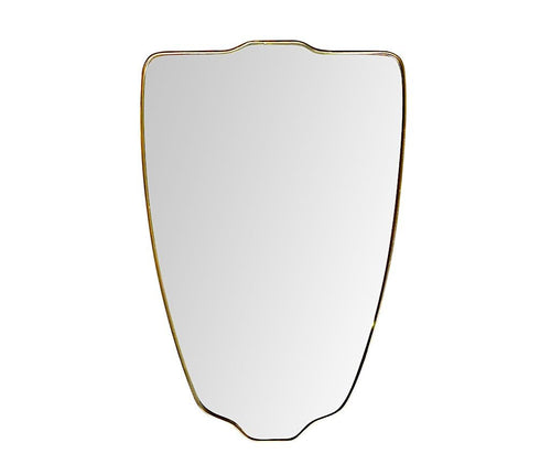 1950s Italian Shield Mirror - Mid Century Mirrors - Ed Butcher Antiques