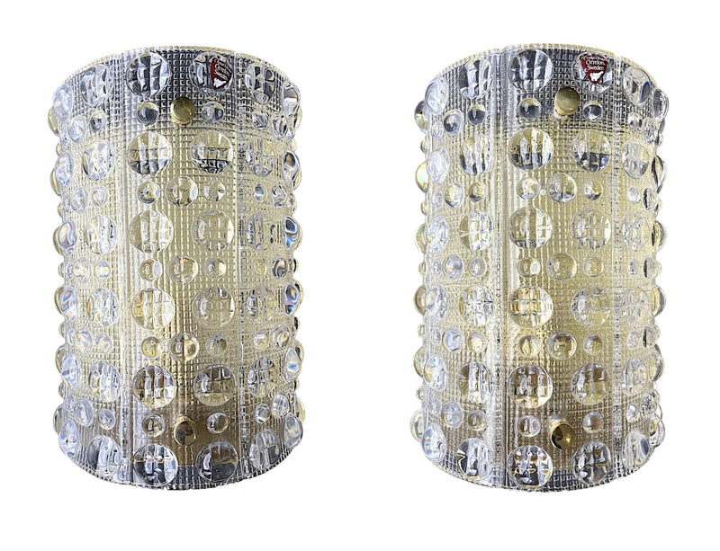 Orrefors Glass - Wall Sconces - Carl Fagerlund - LYFA - Mid Century Lighting - Ed Butcher Antique Shop London