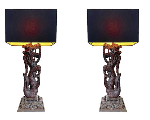 Vintage Lamps - Antique Lamps - Ed Butcher - Antique Shop London
