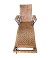 1920s French Riviera Rattan Bamboo Sun Lounger - Art Deco Furniture - Ed Butcher Antiques