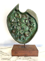 Mid Century Sculpture - Ron Hitchins - Verdigris - 1950s - Antique Shop London