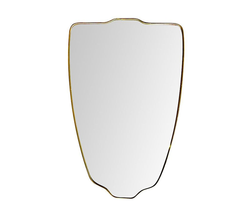1950s Italian Shield Mirror - Mid Century Mirrors - Ed Butcher Antiques