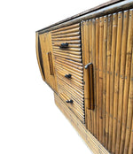 1920s Oak & Bamboo Sideboard - Angaves of Leicestershire - Art Deco Furniture - Ed Butcher Antiques