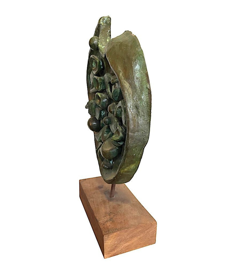 Mid Century Sculpture - Ron Hitchins - Verdigris - 1950s - Antique Shop London