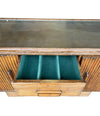 1920s Oak & Bamboo Sideboard - Angaves of Leicestershire - Art Deco Furniture - Ed Butcher Antiques