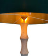 1950S FRENCH CARVED WOODED FLOOR LAMP IN THE STYLE OF CHARLES DUDOUYT